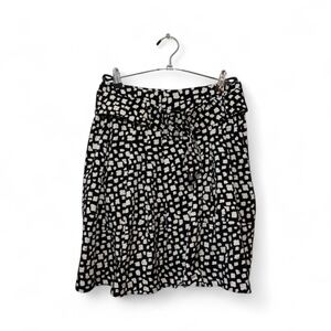 The Limited Graphic High Waisted Belted Skirt Size S